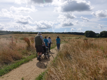 Limited mobility walk at Wild Woodbury