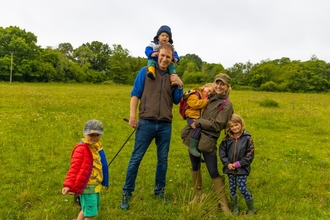 Family enjoying the outdoors