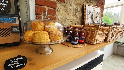 Scones at Kingcombe Kitchen