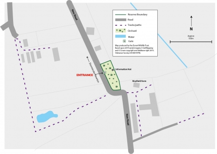 Broad Oak Orchard Reserve Map