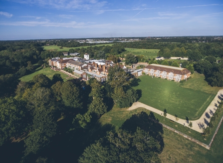 Chewton Glen hotel from above 