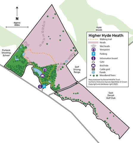 Higher Hyde Heath map